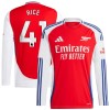 Officiële Voetbalshirt Arsenal Rice 41 Thuis 2024-25 Lange Mouw - Heren